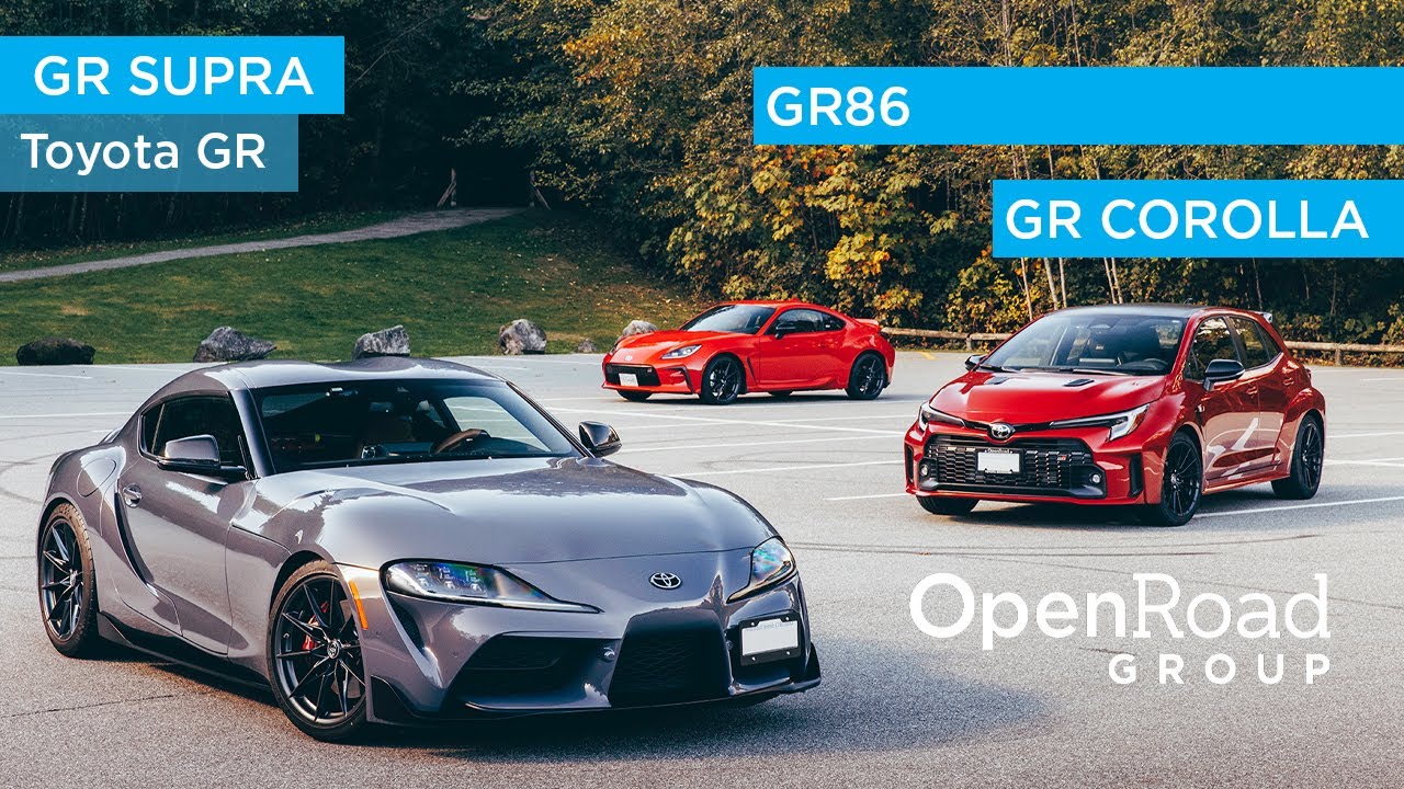 Toyota GR Lineup - GR86 / GR Corolla / GR Supra | OpenRoad Group