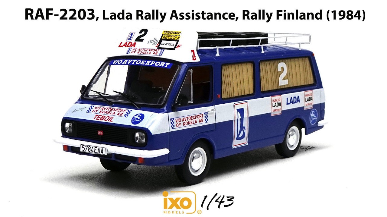 RAF-2203, Lada Rally Assistance, Rally Finland (1984) IXO Models
