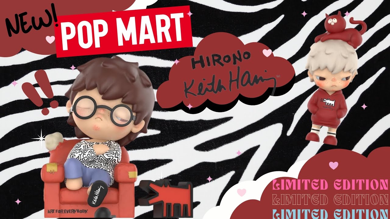 🎉 Unboxing 2 Limited Edition POPMART Hirono x Keith Haring