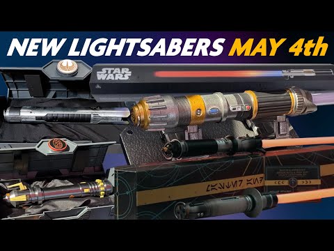 5 new Disney lightsabers releasing May the 4th 2025 - YouTube