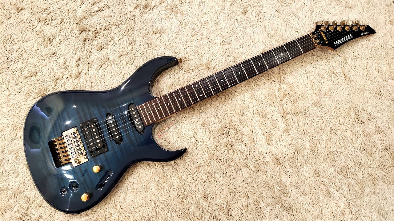 Fernandes FGZ 550 Sustainer, Japan, 2000-2002 - YouTube