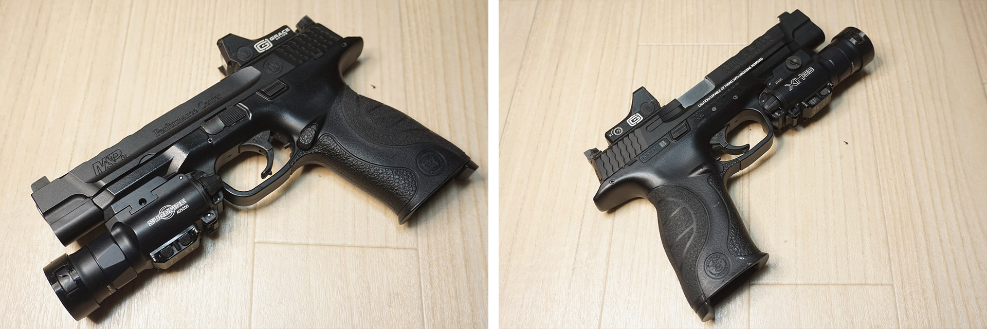 東京マルイ M&P 9L PCポーテッドにGRACE OPTICS M1 ミニリフレックス