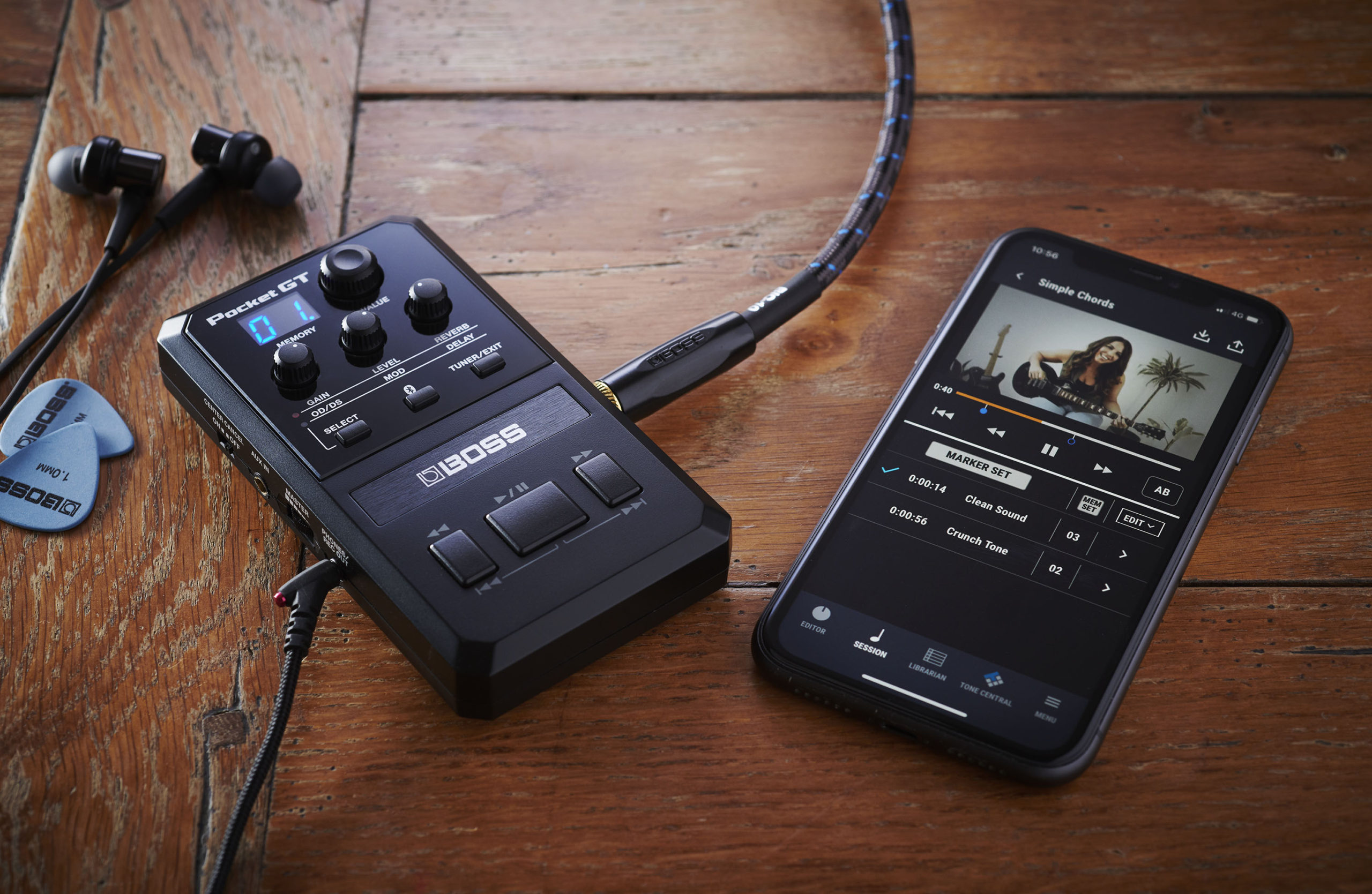 BOSS から2つの新製品 Pocket-GTとOC-5が新登場！！ – GuitarQuest