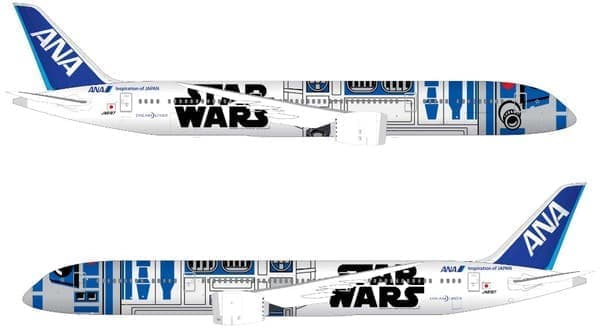 ANA、ジェット機を「R2-D2」デザインに--「スター・ウォーズ