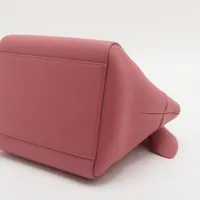 ロエベ ハンモック ナゲット バニー レザー 2WAYハンドバッグ ピンク