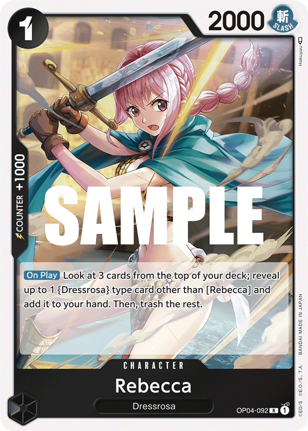 OPTCG | Products | [OP04-092] Rebecca