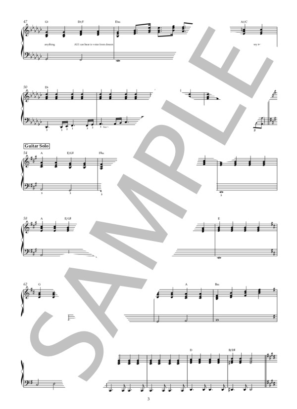 楽譜】Say Anything / YOSHIKI (ピアノソロ / 初級) - Piascore 楽譜ストア