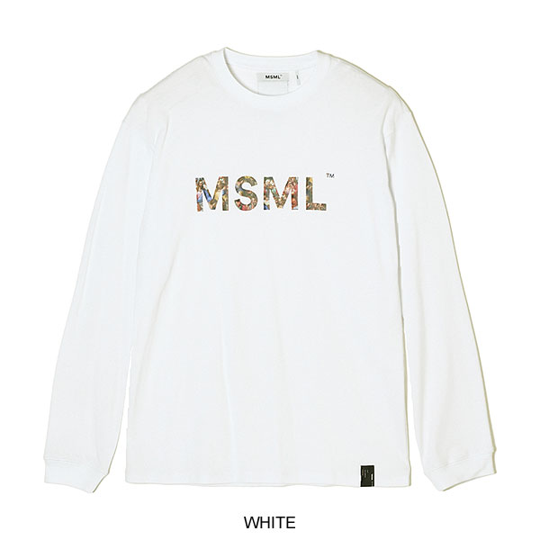50％OFF SALE セール M.S.M.L エムエスエムエル ART GRAPHIC LOGO LONG