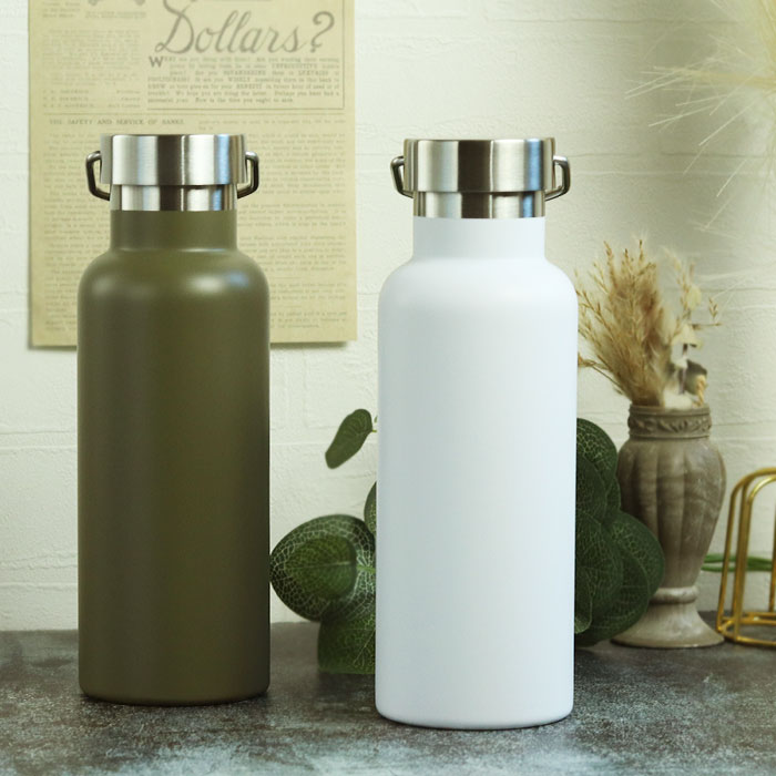 楽天市場】水筒 マグボトル 520ml メタルハンドル サーモボトル 直のみ