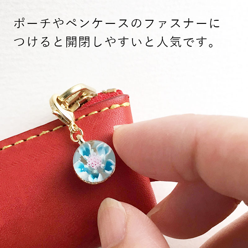 春色マスクチャーム ピアス イヤリング ファスナー ハンドメイド