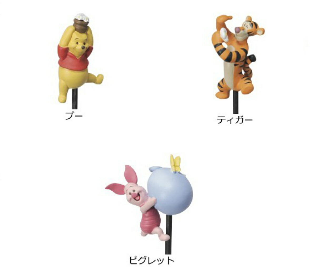 楽天市場】フラワーピック くまのプーさん ピグレット ティガー