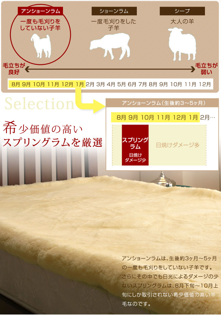楽天市場】【本日クーポン3%引】 日本製 ムートンシーツ セミダブル