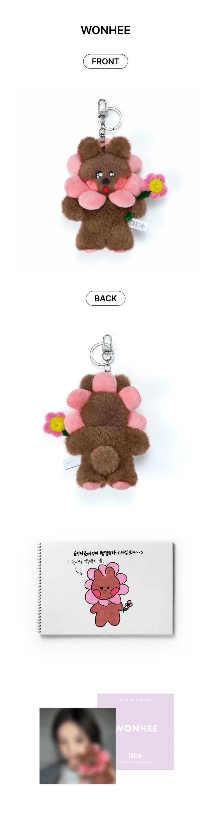 楽天市場】[K-POP] 送料無料 [Plush Keyring] (選択) ILLIT 1st Debut