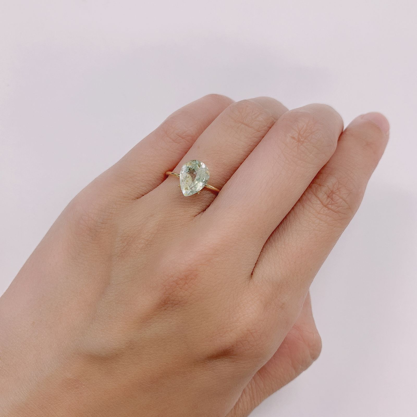 オーロラアクアマリン(宝石名アクアマリン) ブラジル産 識別済 1.58ct