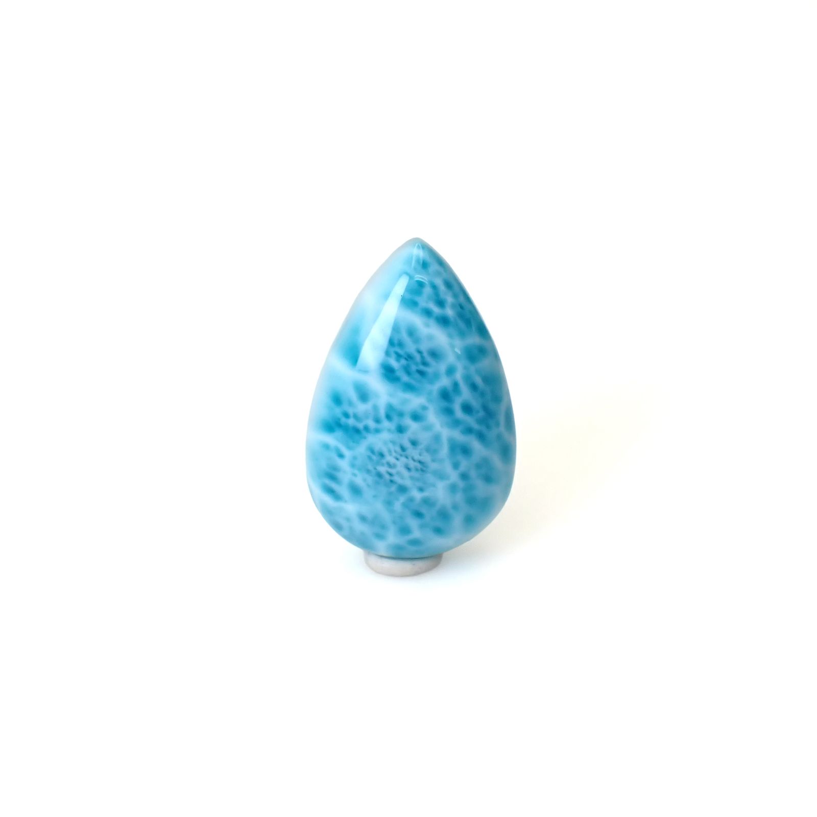 ラリマー ドミニカ共和国産 76.91ct / 35.9x23.2mm前後 [250630538