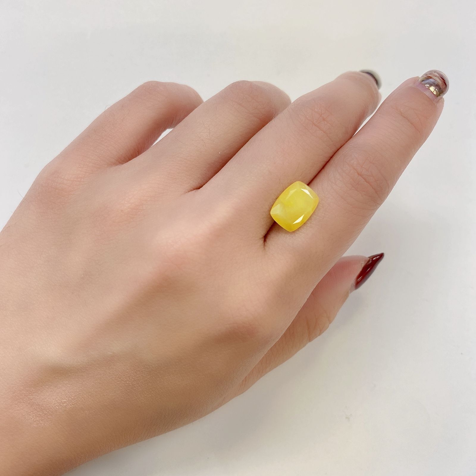 スミソナイト(宝石名イエロー・スミソナイト) イタリア産 4.699ct ソ付