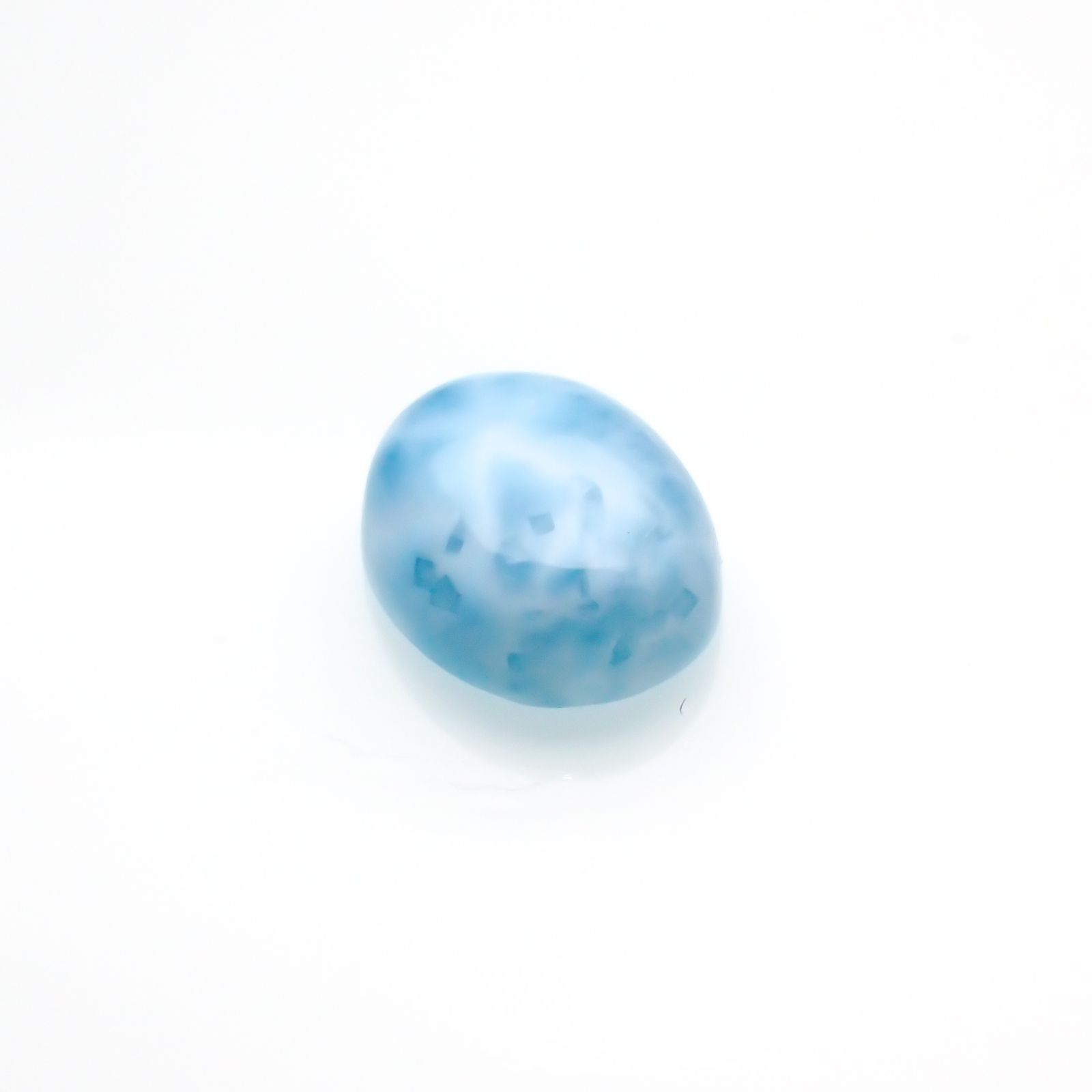 ラリマー(宝石名ブルー・ペクトライト) ドミニカ共和国産 4.17ct 識別