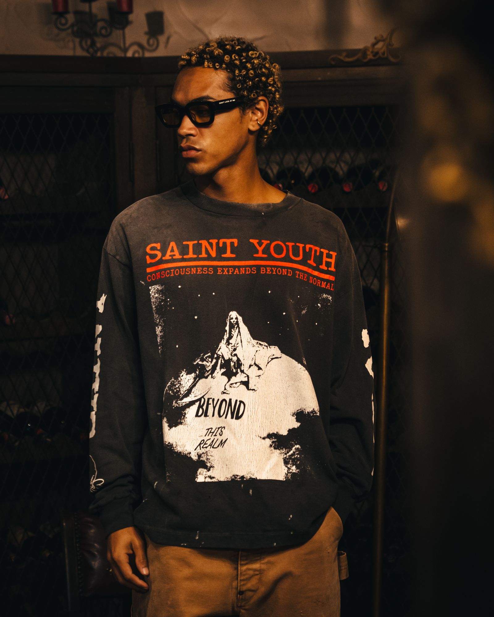 SAINT M×××××× - 【ラスト1点】SM-HR1-0000-032 / LS TEE / SAINT