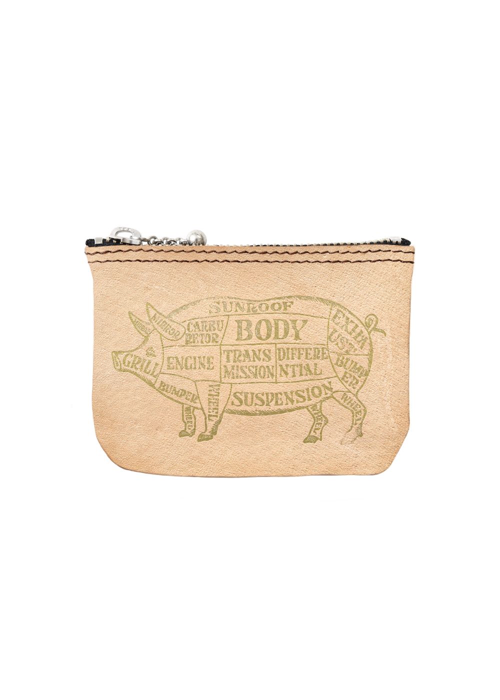 PORKCHOP GARAGE SUPPLY - NEW BIKER WALLET (BLACK×SILVER) / 福禄寿