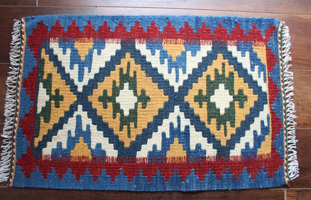 お手頃！】シラーズ産キリム（約60×40cm） 9980-5