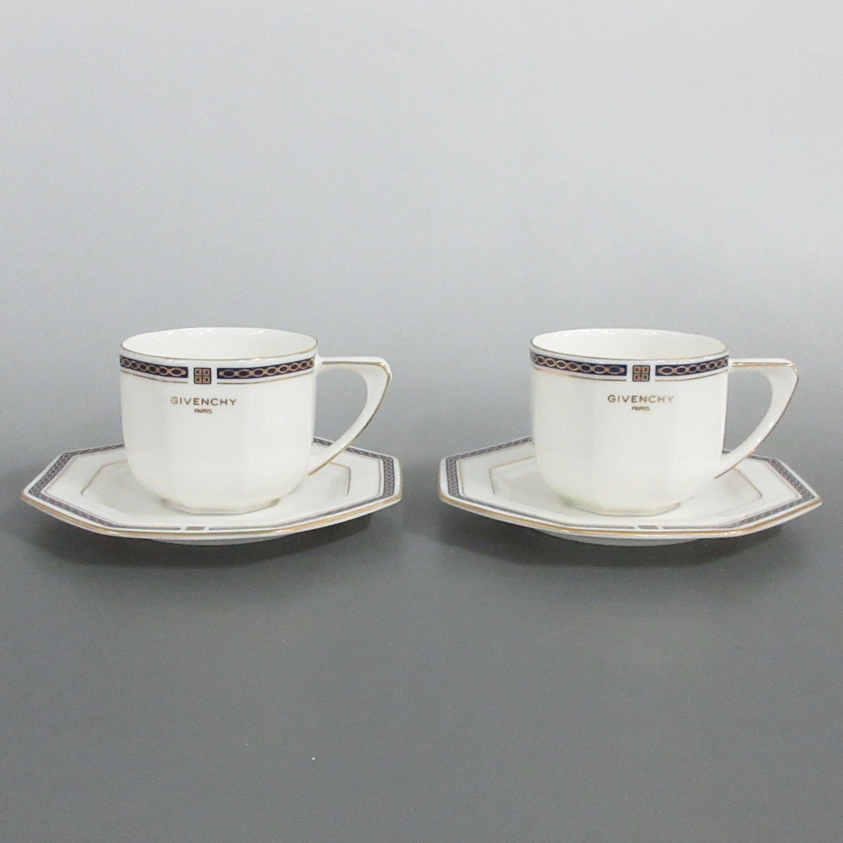 ジバンシー/食器/陶器/白×ブルー×ゴールド/新品同様の買取実績【ブラン