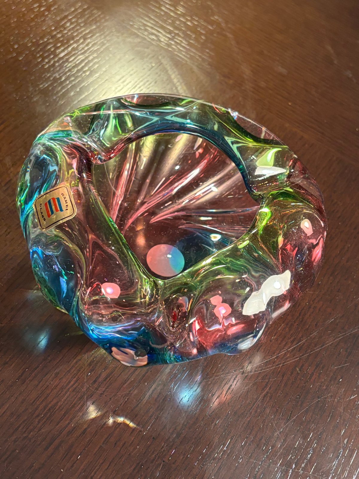 カメイグラス KAMEI GLASS 花瓶&灰皿セット 箱付き | アンティーク家具