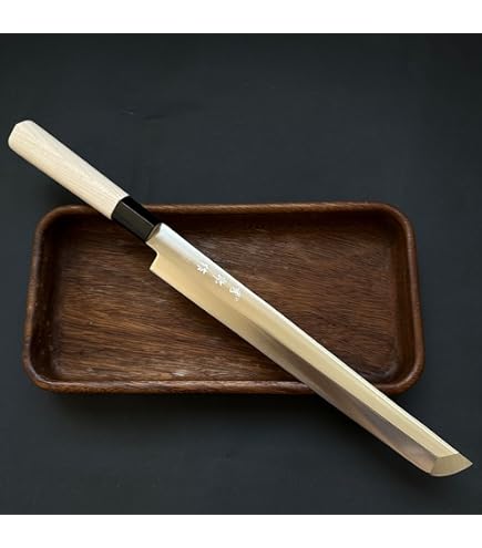 Amazon.co.jp: 水月手打 柳刃包丁 刺身包丁 8寸 240 : ホーム＆キッチン