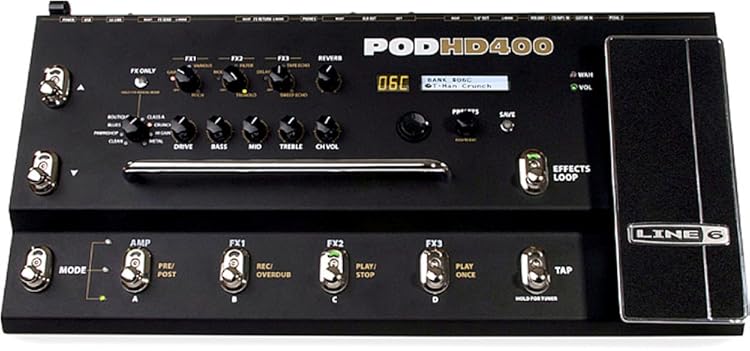 Line 6 POD HD400 - 16種類のアンプモデル／90種類以上のエフェクトを