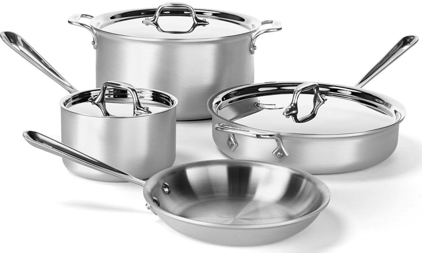 All-Clad 700393 MC2 Master Chef 2 Stainless Steel Tri-Ply Bonded