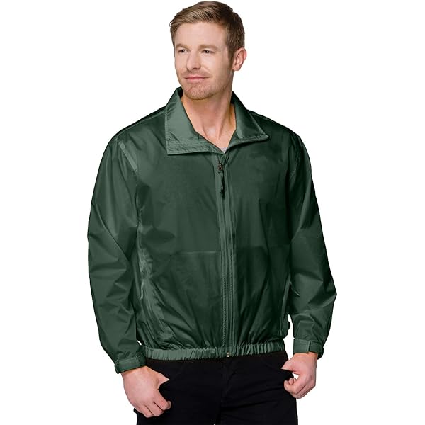 Tri-Mountain J1510 Mens Windproof/Water Resistant Nylon Tricot