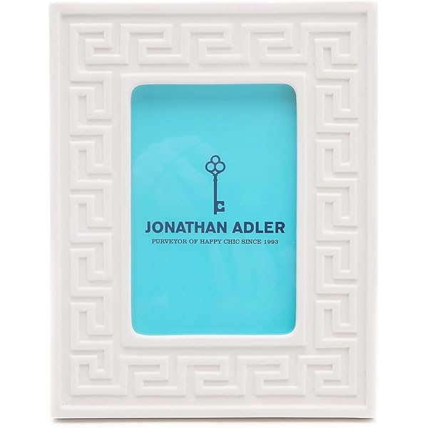 Amazon.com - Jonathan Adler Women's Eden Snake Frame 4x6, White