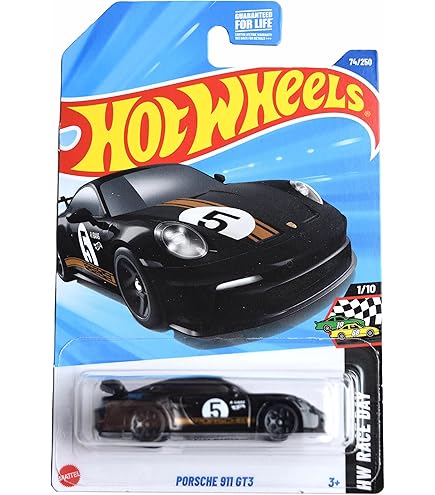Amazon.com: Hot Wheels Porsche 911 GT3, HW Race Day 1/10, 1:64