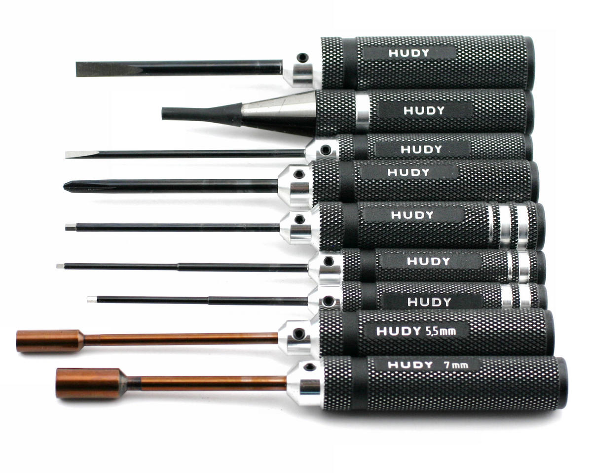 Hudy 9-Piece Metric Basic Tool Set [HUD190210] - AMain Hobbies
