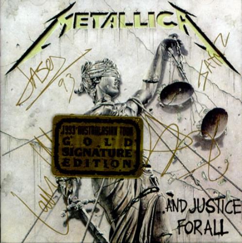 Metallica And Justice For All - Sealed Australian CD album