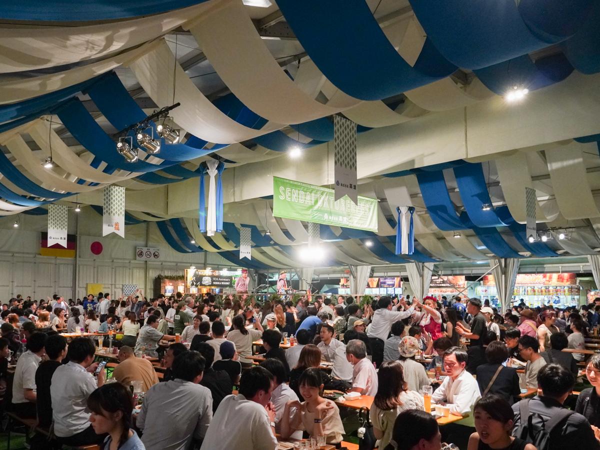 仙台オクトーバーフェスト」開幕 ドイツのビール100種類と郷土料理提供