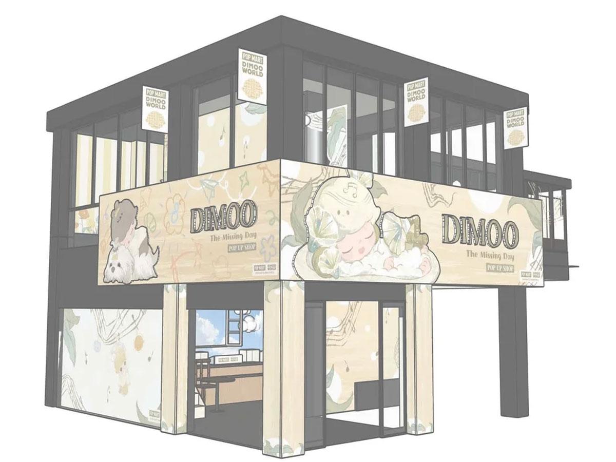 表参道にアートトイブランド「ポップマート」限定店 「ディムー」商品