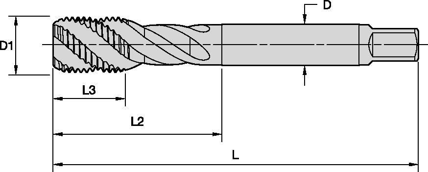 T857 RHSF DIN Inch Threading - 6059182 - Kennametal