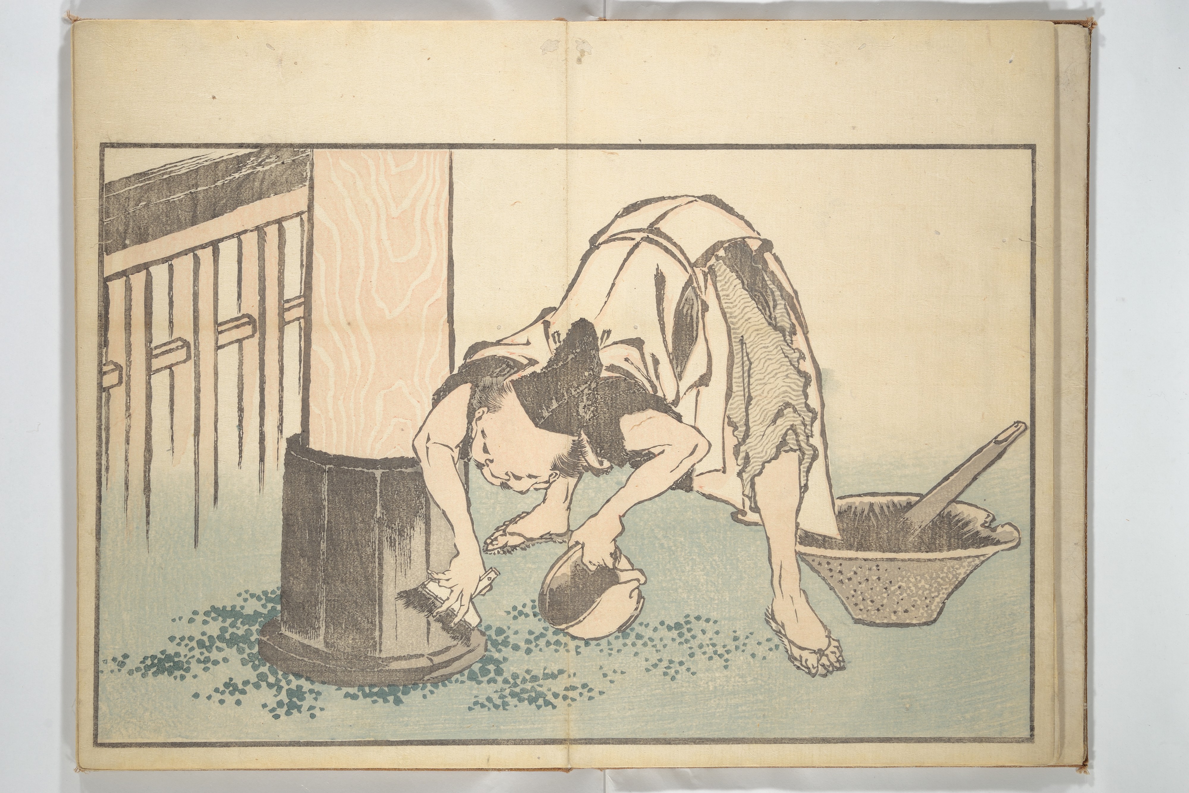 Katsushika Hokusai 葛飾北斎 - A Realistic Sketchbook by Hokusai