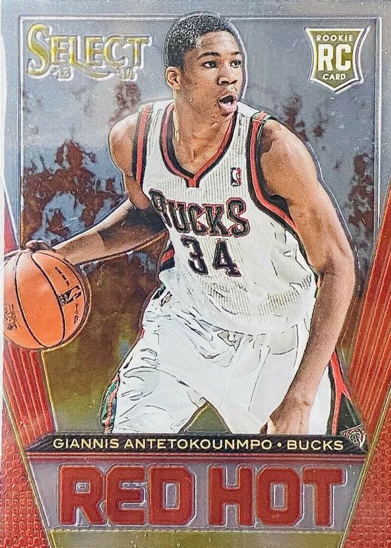 Giannis Antetokounmpo 2013 Select #34 Red Hot Price Guide - Sports