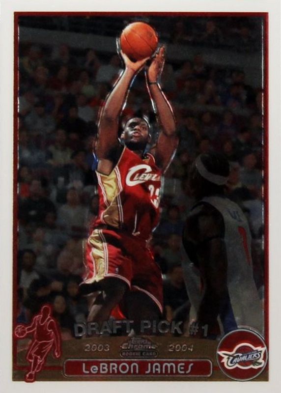 LeBron James 2003 Topps Chrome #111 Base Price Guide - Sports Card