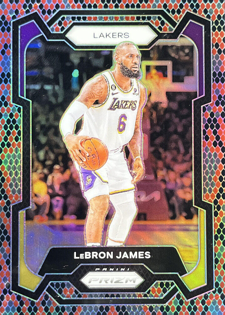 LeBron James 2023 Prizm #63 Snakeskin /(SSP) Price Guide - Sports