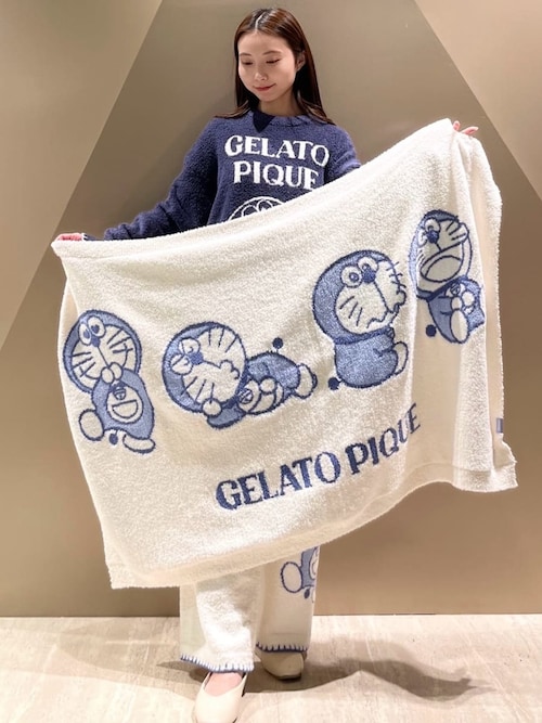 ドラえもん】ベビモコジャガードブランケット（ブランケット）｜gelato