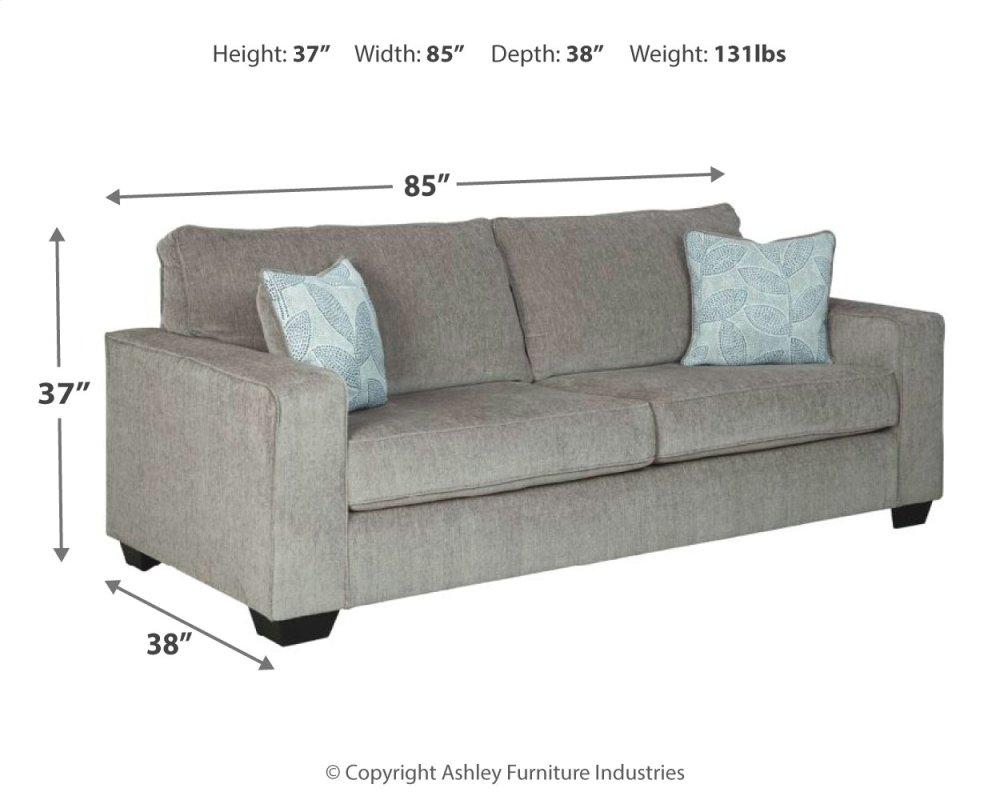 8721438 by Ashley Furniture - Ashley Grey Altari Sofa Model