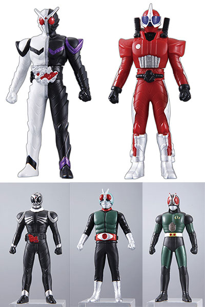 ソフビヒーロー 仮面ライダーW（ダブル） -登場！！仮面ライダー