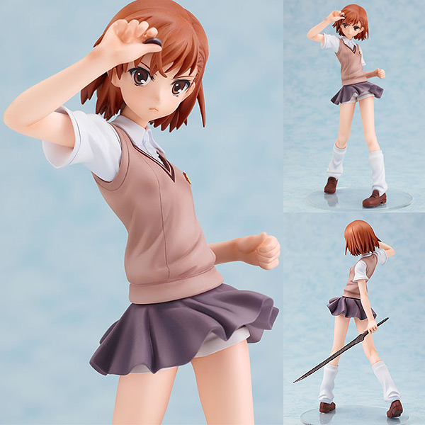 中古】(本体A/箱B)とある科学の超電磁砲 御坂美琴 1/8 完成品