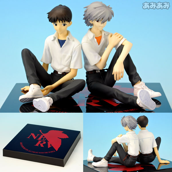新世紀エヴァンゲリオン シンジ＆カヲル 制服Ver. 完成品フィギュア