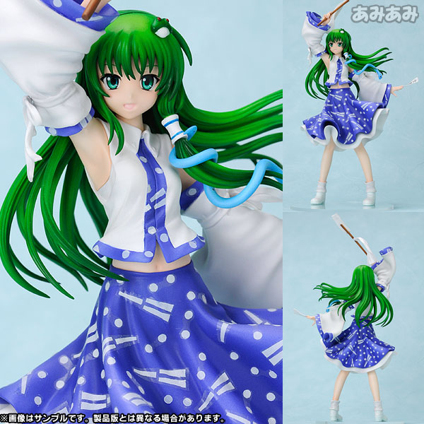 中古】(本体A-/箱B)東方プロジェクト 祀られる風の人間 東風谷早苗 1/8