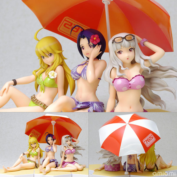 BEACH QUEENS THE IDOLM＠STER 美希・あずさ・貴音 ビーチパラソル付DX