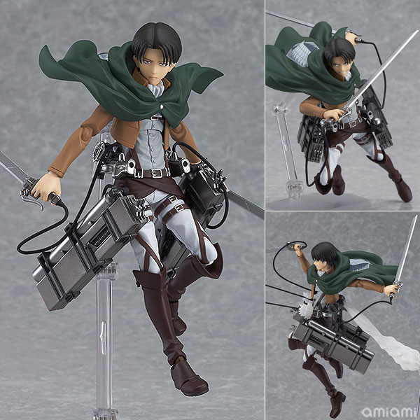 特典】figma 進撃の巨人 リヴァイ （予約特典 di：stage ベース