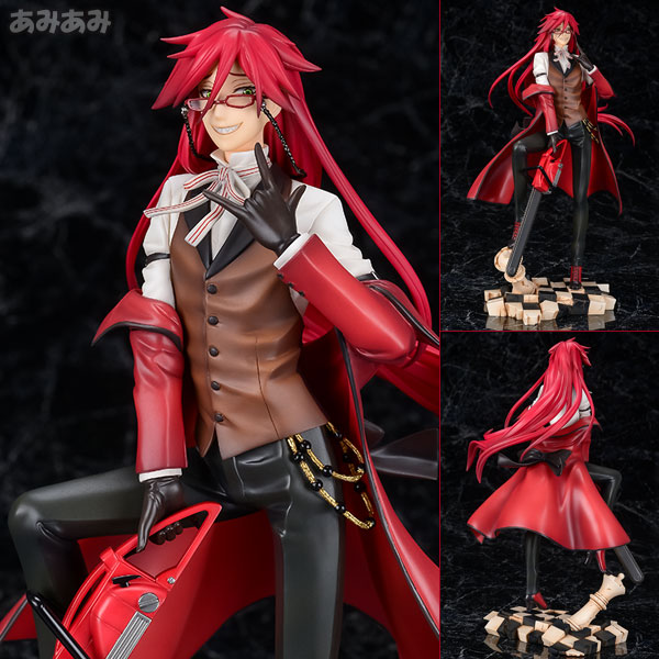 箱破損特価新品)ARTFX J 黒執事 Book of Circus グレル・サトクリフ 1